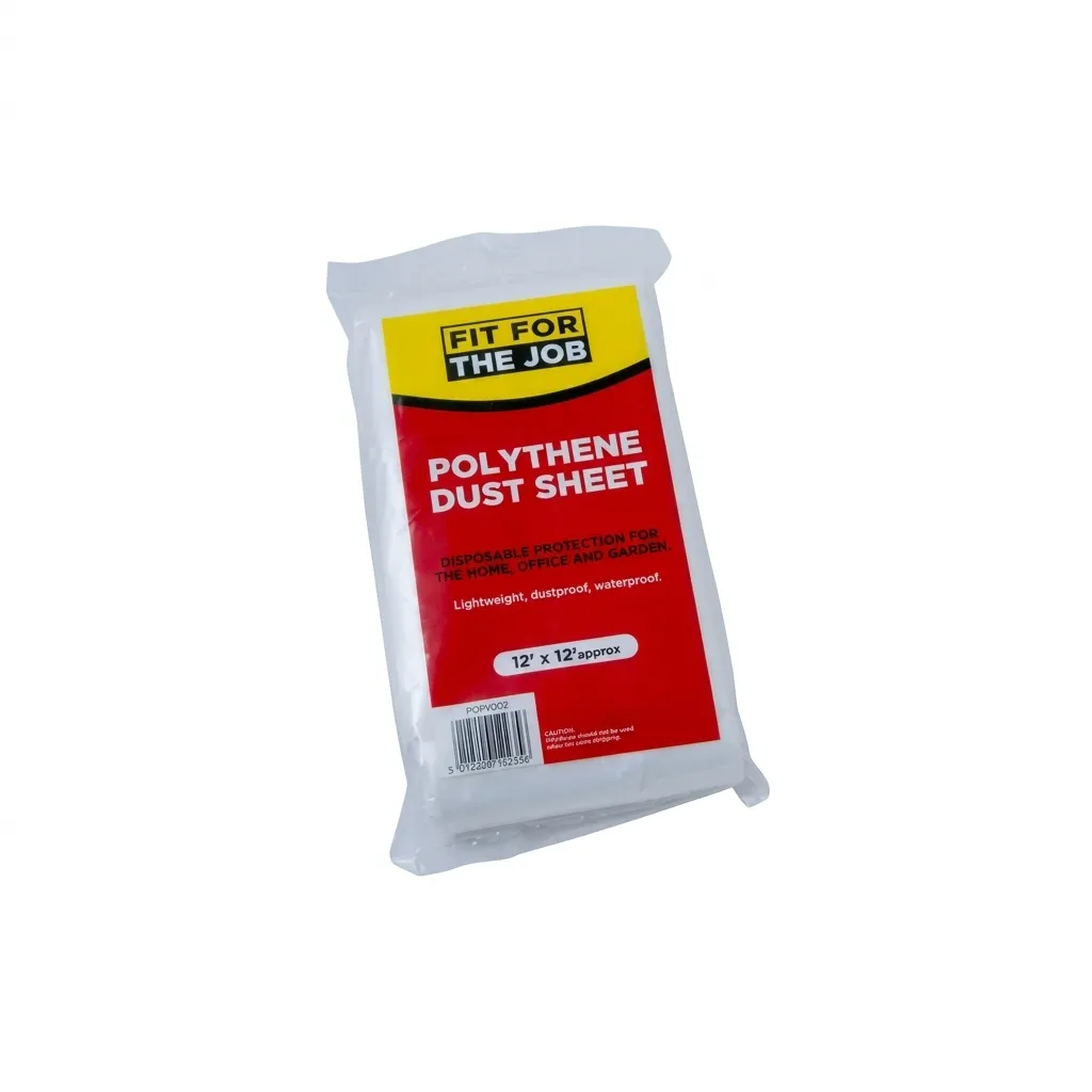 Polythene Dust Sheet Fit For Job 12FT x 12FT