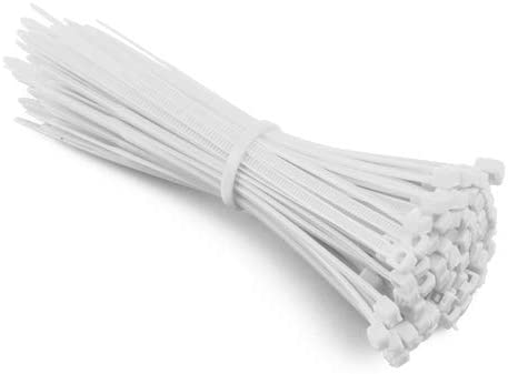 Netherwood Tools White Cable Ties 4.8mm x 300mm 100 Pack