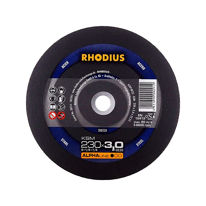 Rhodius Metal Cutting Blade 230mm x 3mm 
