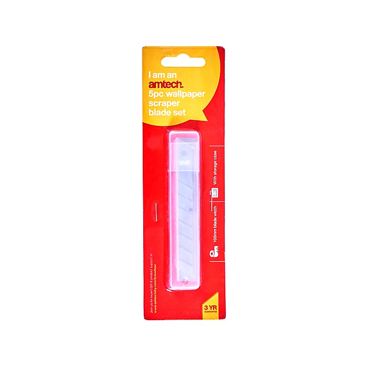 Amtech 4" 5pc Scraper Blade Set