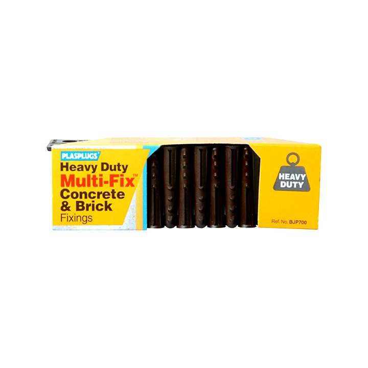 Plasplugs 7mm Multi Fix Wall Plugs 20pcs
