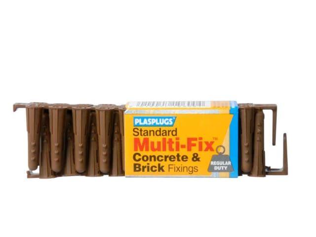 Plasplugs 6mm Multi Fix Wall Plugs 40pcs
