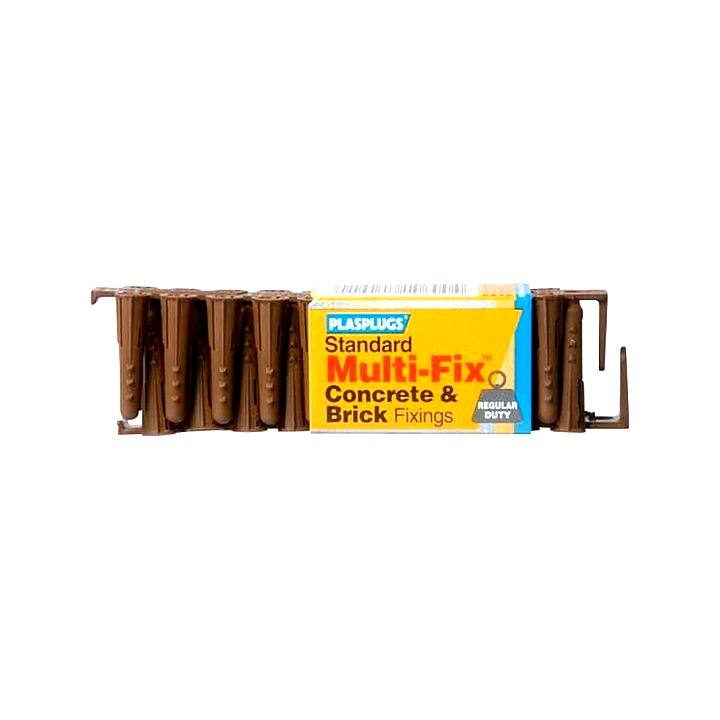 Plasplugs 6mm Multi Fix Wall Plugs 40pcs