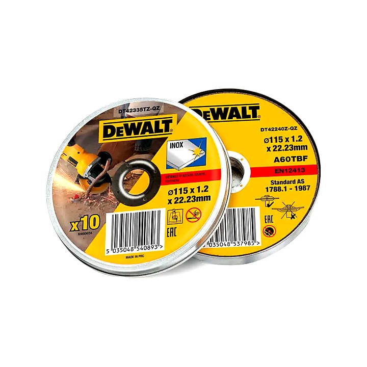 Dewalt Metal Cutting Disk 10-Pack 115mm x 1.2mm