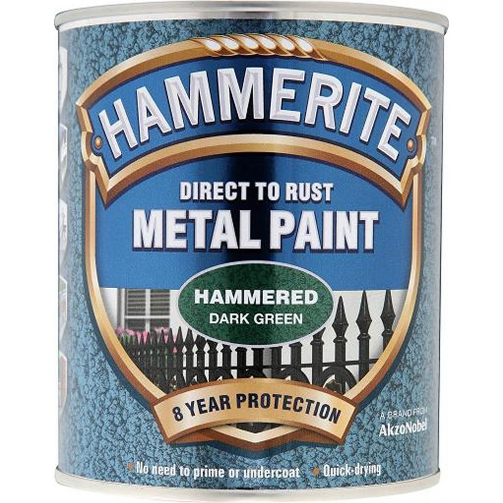 Hammerite Metal Paint 250ml Smooth Green