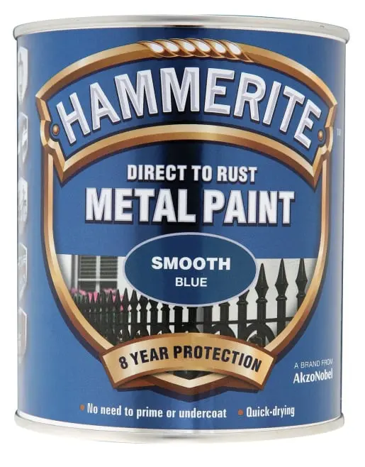 Hammerite Metal Paint Smooth Blue 750ml