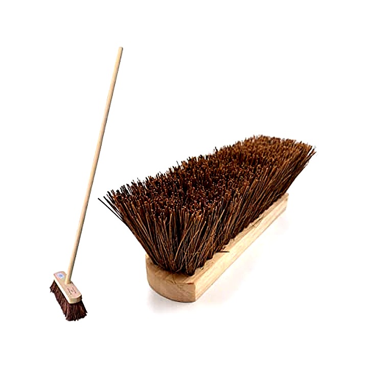 Broom with Natural Basine Fibres 29cm