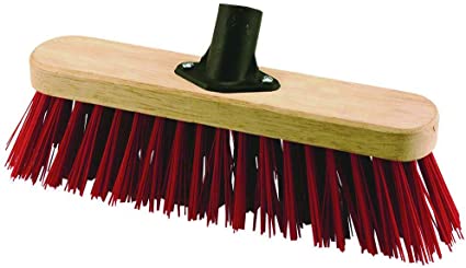 Broom Head with Red Stiff Fibre 29cm