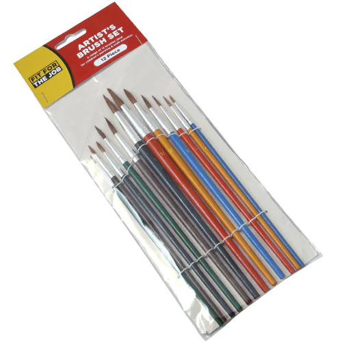 Fit For Job Artist Brush Set 12pcs