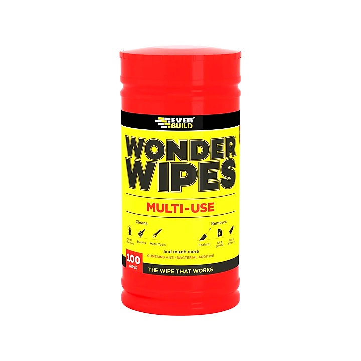 Everbuild Wonder Wipes 100 Pack Tub