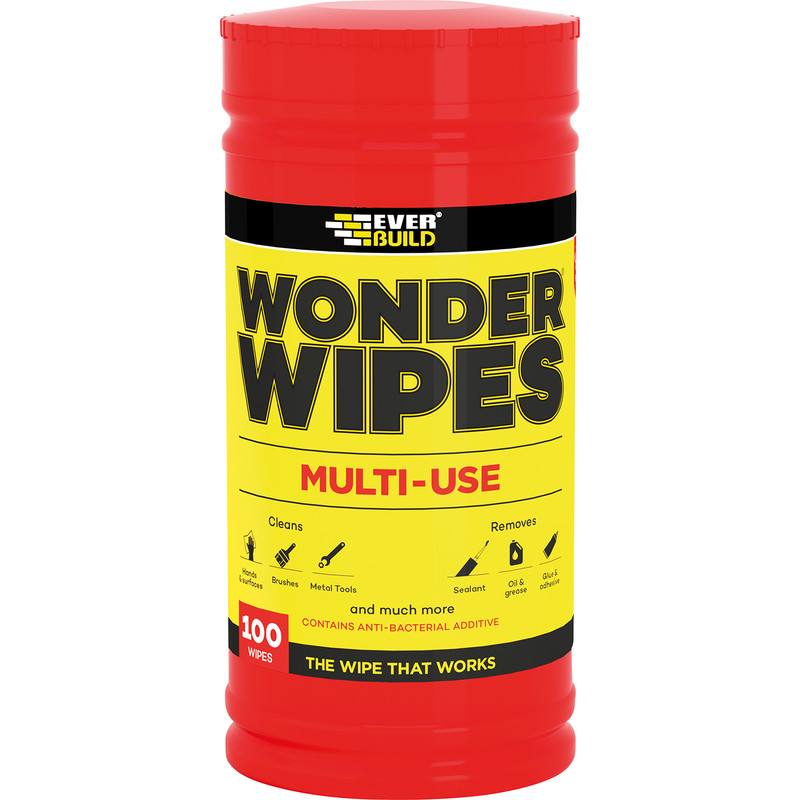 Everbuild Wonder Wipes 100 Pack Tub