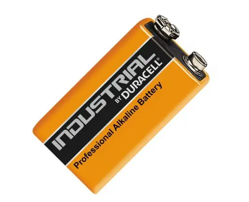 Single 9V Duracell Professional Alkaline Battery
