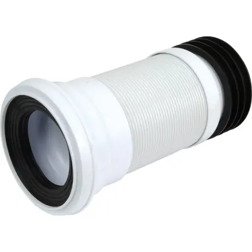 Fluidmaster WC Flexible Straight Pan Connector 300-600mm 