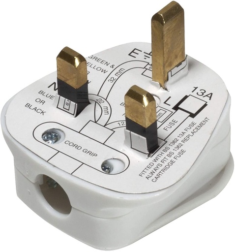 13 Amp 3 Pin Plug