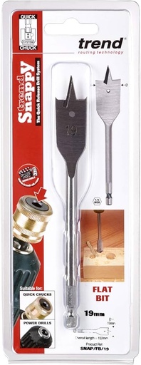 Trend Flat Wood Bit 19mm