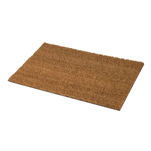 PVC Back-Tufted Plain Natural Door Mat 350 x 600mm