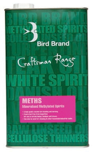 Bird Brand Methylated Spirit Lamp Oils & Solvents 5L