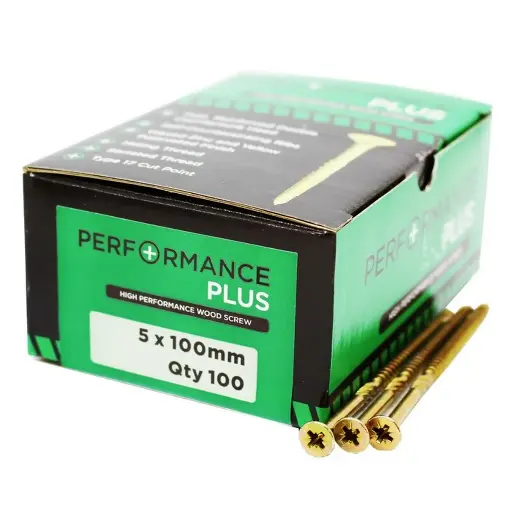 Performance Plus 5 x 100mm Screws Qty 100