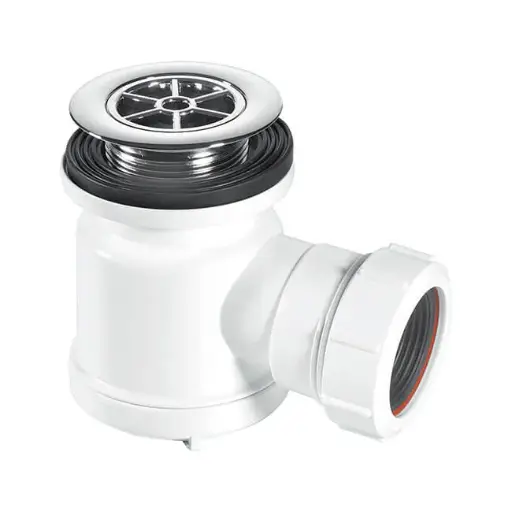 Shower Trap With Chrome Grill