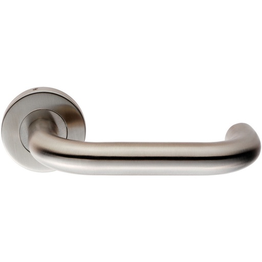 16mm Safety Lever 6mm Sprung Rose Satin