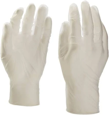 Disposable Vinyl Gloves Large Pack of 100