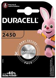 Duracell CR2450 3V Lithium-ion Coin Cell Battery