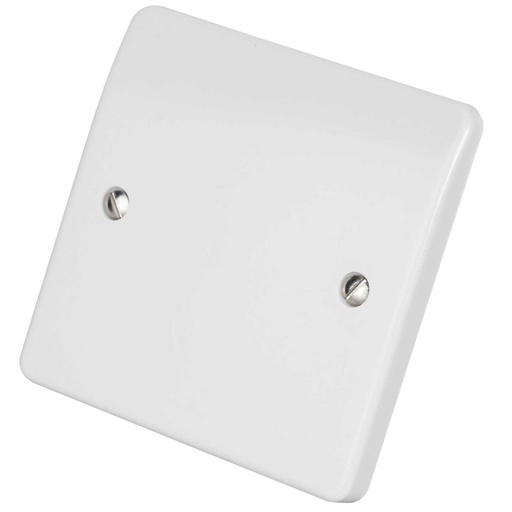 White 1G Blank Plate