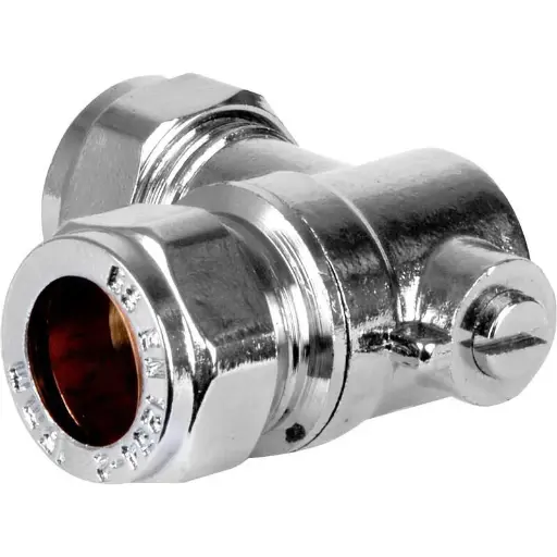 15mm Angled Service Valve 