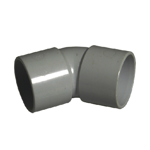 32mm Solvent Weld Bend 45° Grey