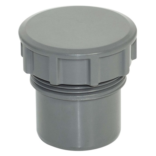 40mm Solvent Weld Stop End Grey