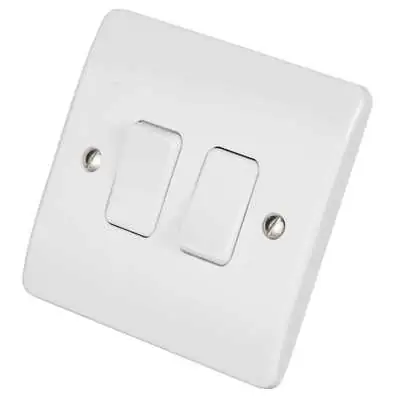 THRION Logic Plus 10a x 2-Gang 2-Way Light Switch