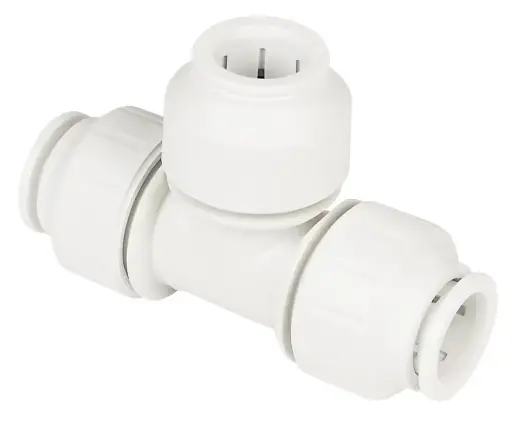 15mm Equal Plastic Push Fit Tee 