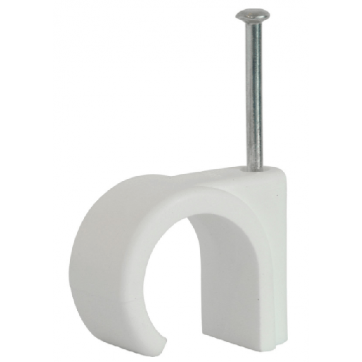 Single Nail In Pipe Clip 22mm