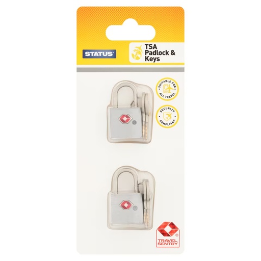 Status TSA Padlock & Keys 2PK