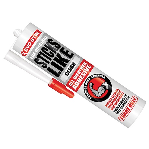 Evo-Stik Sticks Like Grab Adhesive Clear 290ml