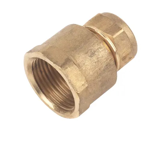 15mm x 3/4" Compression Adapting Female Coupler 