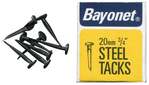 Bayonet Steel Tacks Pack 20mm