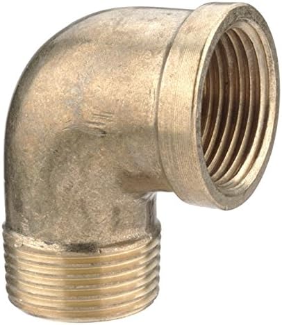 1/2" Brass Male to Female Threaded Elbow 