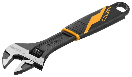 Tolsen Adjustable Wrench 250mm Black 