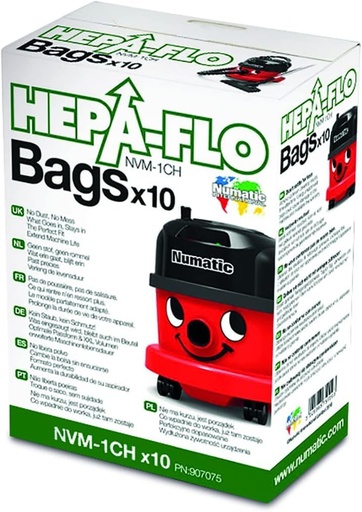 Henry Numatic Hepa-Flo Vacuum Bags x10
