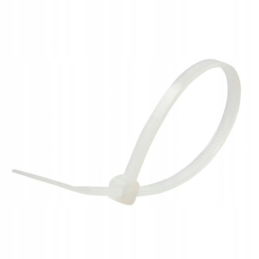 White Cable Ties 2.5mm x 200mm 100pcs