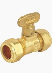 15mm x 15mmm Compression Gas Isolating Valve 