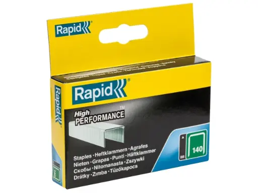 Rapid 140/10 10mm Galvanised Staples Box of 2000