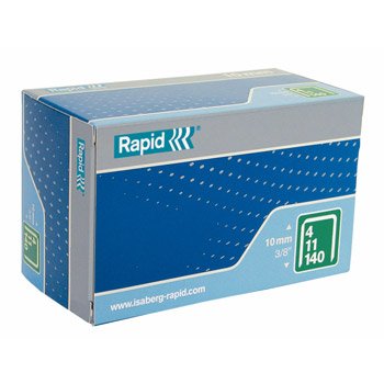 Rapid 140/10 10mm Galvanised Staples Box of 2000