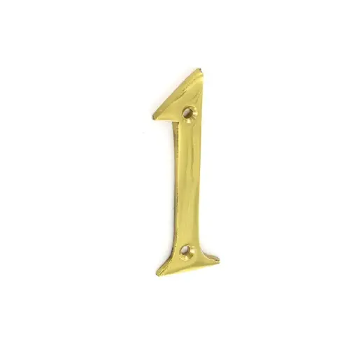Brass Numeral 1 75mm