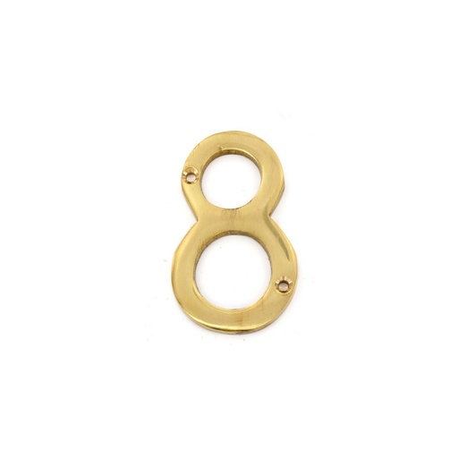 Brass Numeral No 9 75mm 