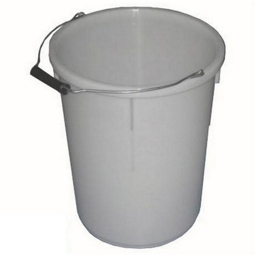 28L White Plaster Bucket 