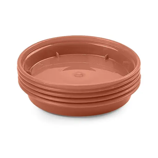 Whitefurze Garden Plant Pot Saucer for 127mm & 150mm Pot 5 Pack