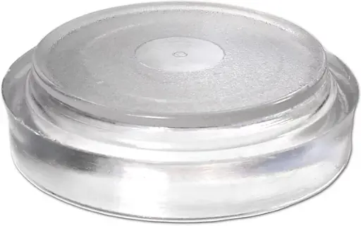 Castor Cups Furniture Feet Clear 65mm 4pk