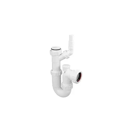 McAlpine 40mm Sink Trap w/ Washing Machine Outlet 